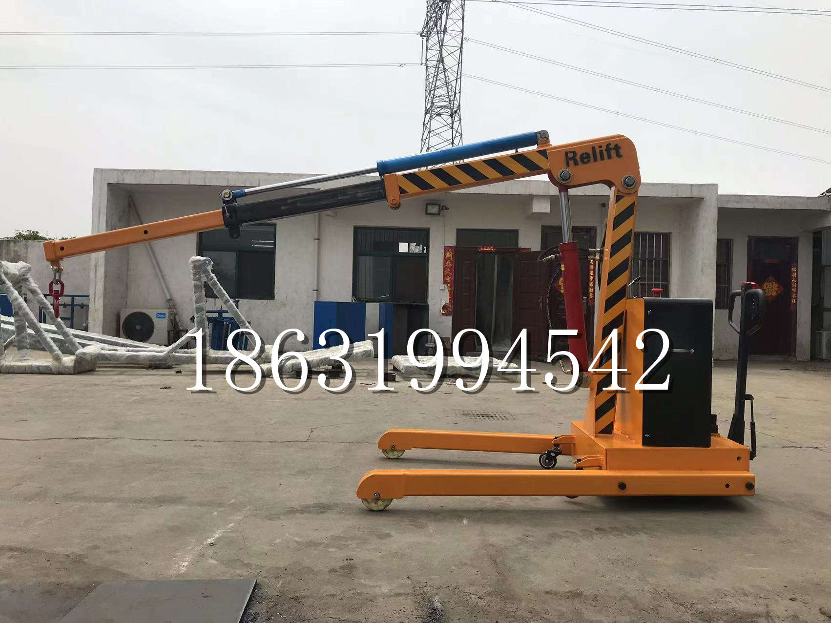 多伦县久征定做3吨三轮随车吊 农用园林绿化移树吊 平板工程用小吊机